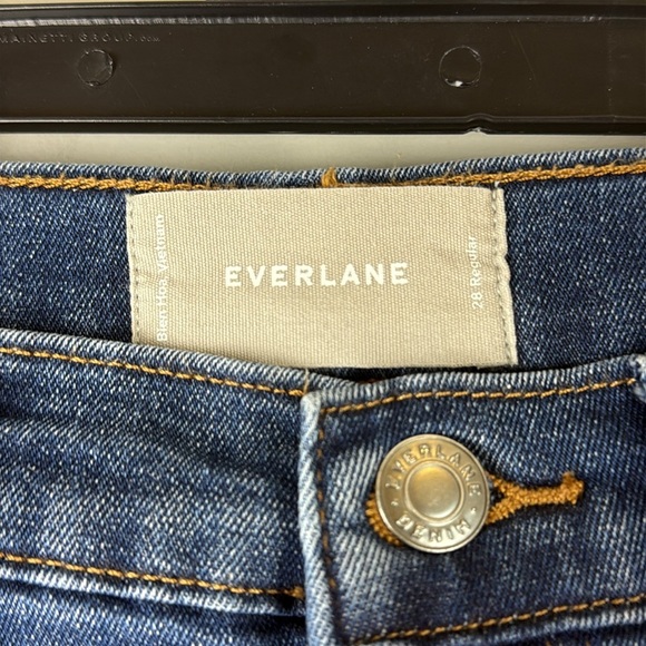 Everlane High Rise Blue Jeans Classic Fit Size 28 - Picture 2 of 9